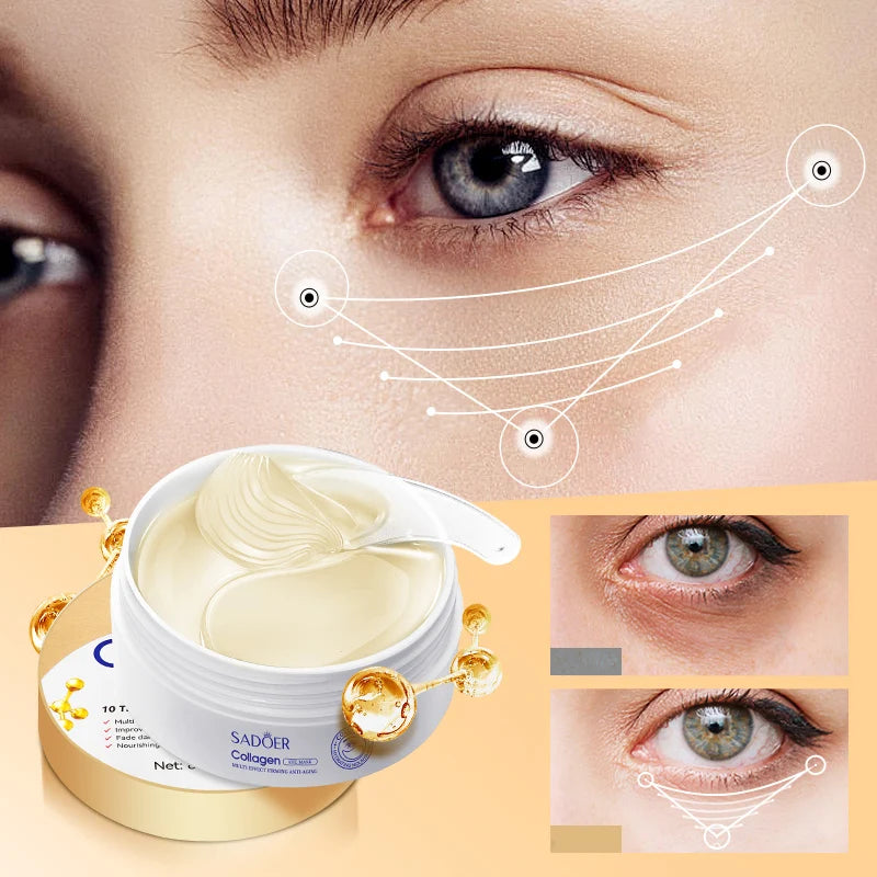 Sadoer Collagen Eye Mask Deep Moisturizing Anti Aging Eye Treatment - 2