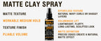 Goiple Matte Clay Hair Spray for Men Texturizing Volume Styling Mist