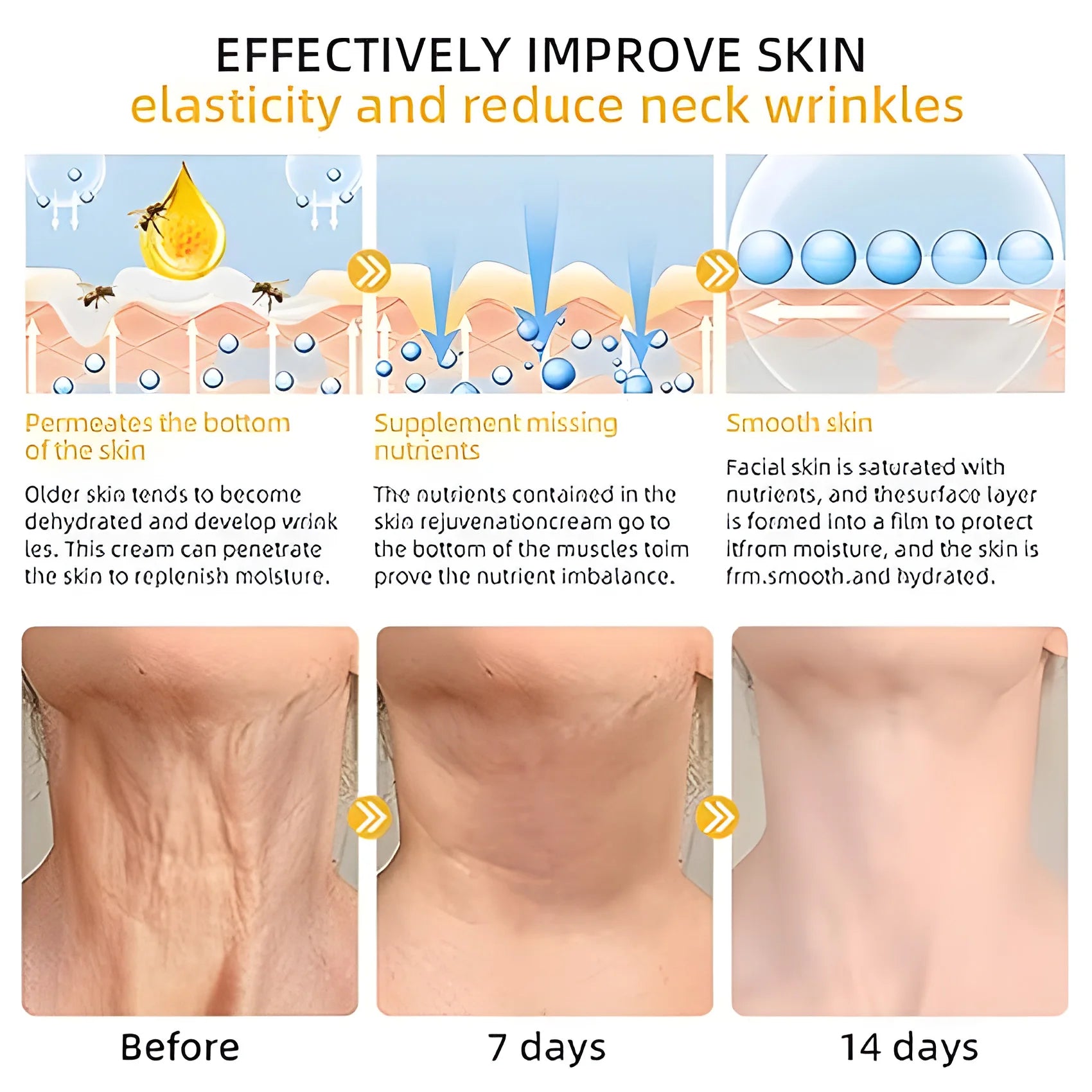 Bee Venom Peptide Lifting Firming Cream Anti-Aging Moisturizer - 5
