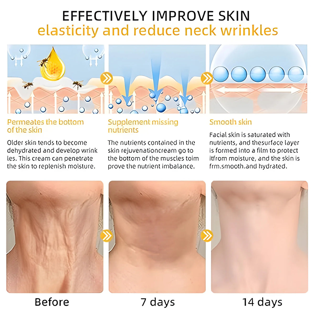 Bee Venom Peptide Lifting Firming Cream Anti-Aging Moisturizer