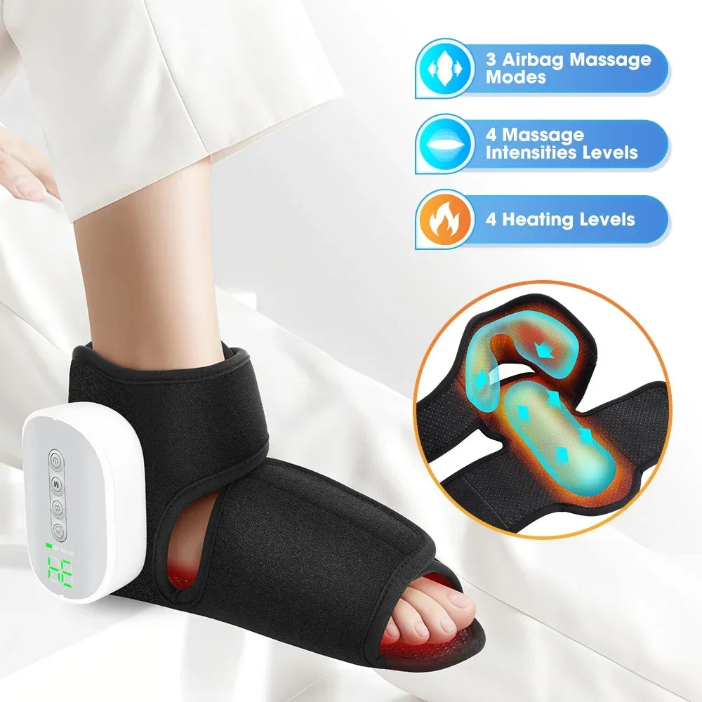 Heated Air Compression Ankle and Foot Massager - 2