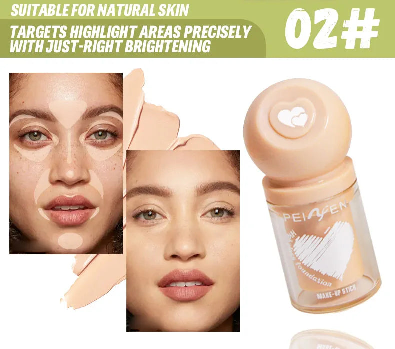 Peifen Foundation Stick Long Lasting Cream Contour and Highlighter