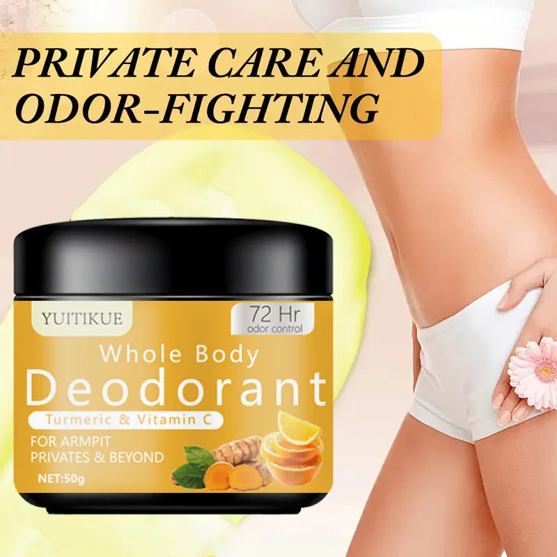 YUITIKUE Whole Body Deodorant Stick Turmeric and Vitamin C 50g