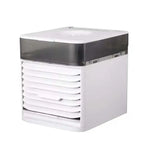 Portable Mini Air Cooler USB Desktop Fan with Humidifier and Night Light