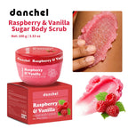 Raspberry Vanilla Sugar Body Scrub for Exfoliation