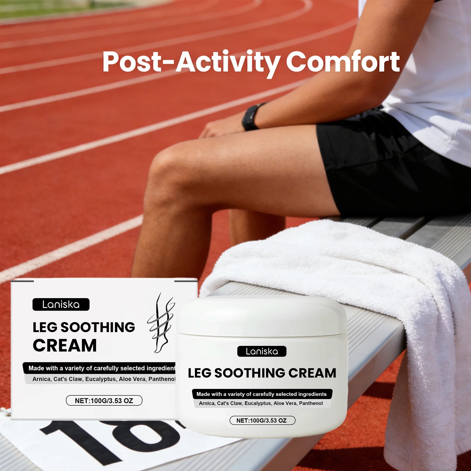 Soothing Leg Massage Cream for Muscle Relief - 4