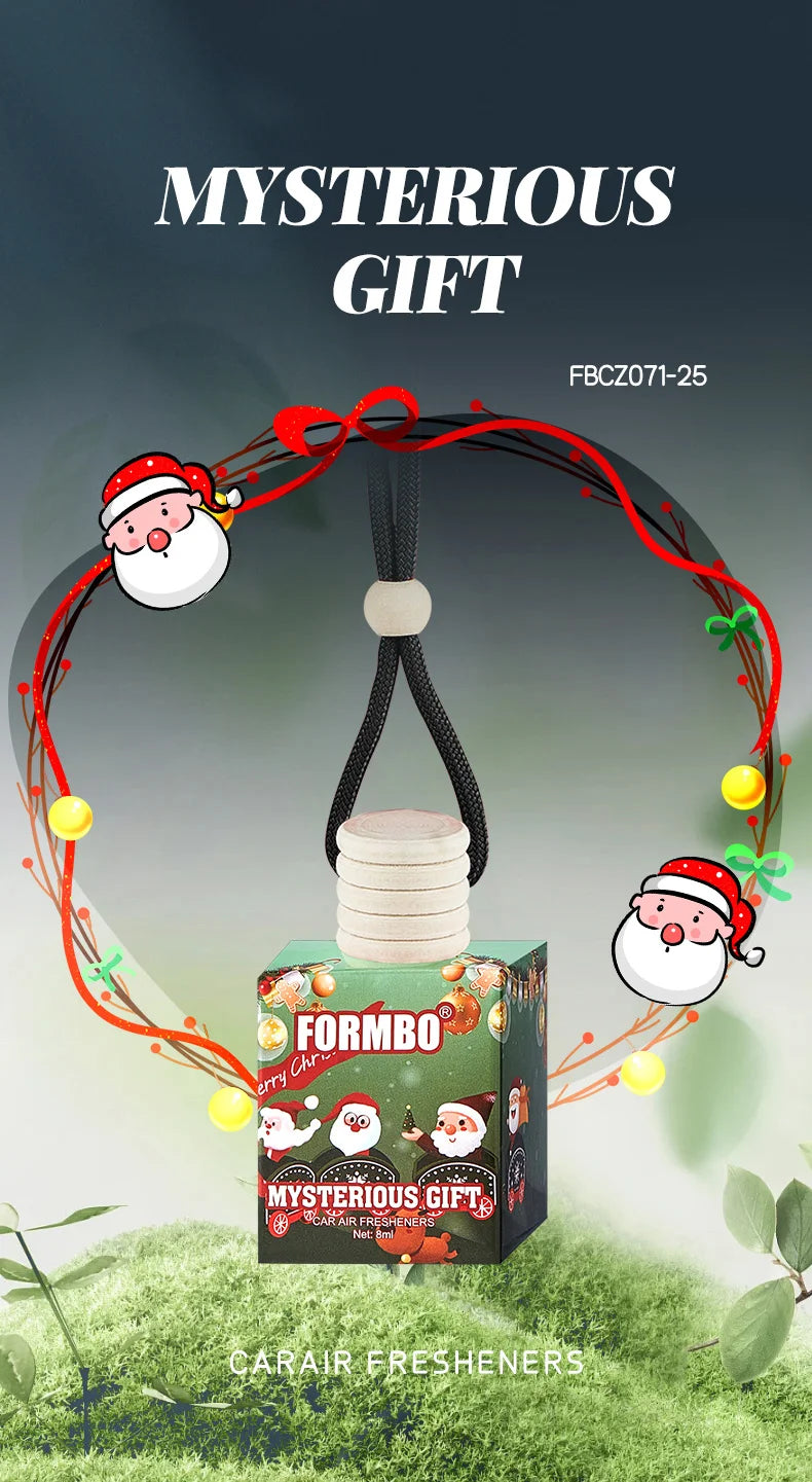 4pc Christmas Car Air Freshener Set Hanging Perfume Diffuser - 15