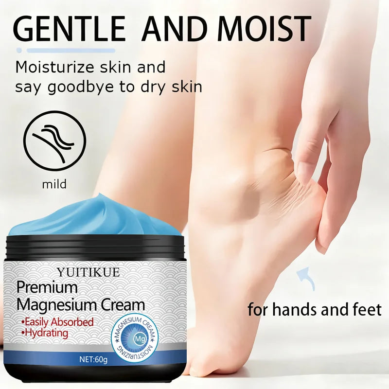 YUITIKUE Magnesium Cream Fast Absorbing Moisturizer for Hands and Feet - 5