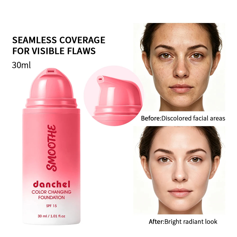 Color-Changing Foundation for Flawless Radiant Skin - 1