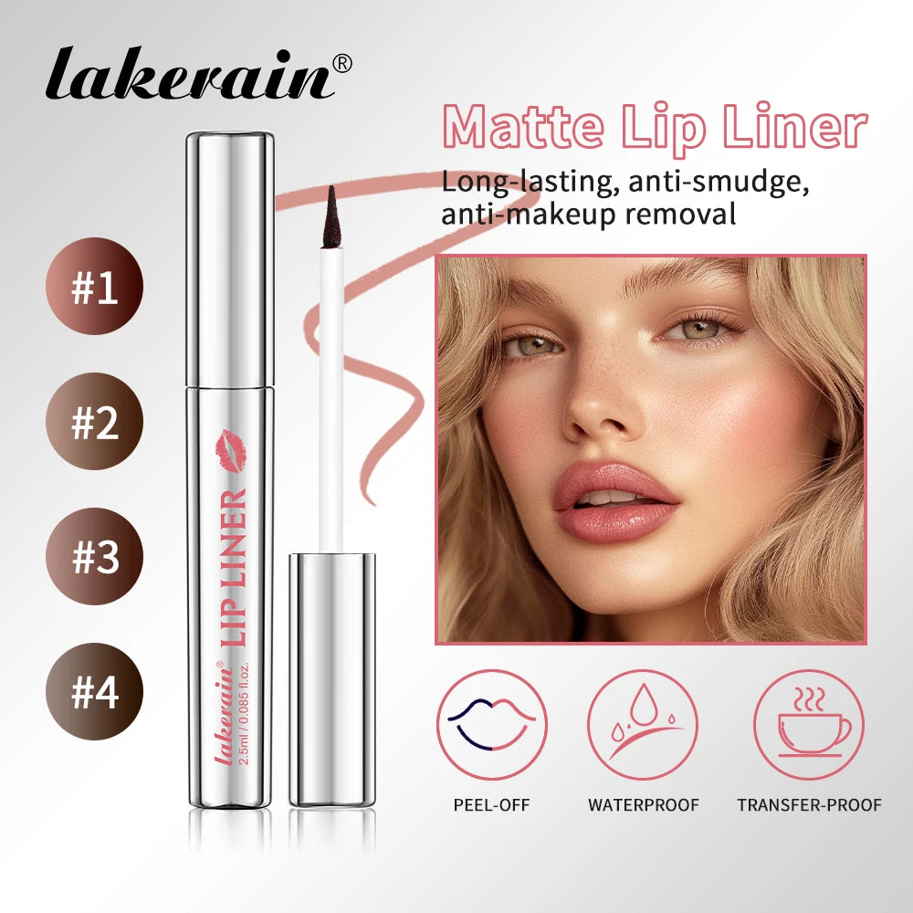 Waterproof Peel-Off Matte Lip Liner - 2