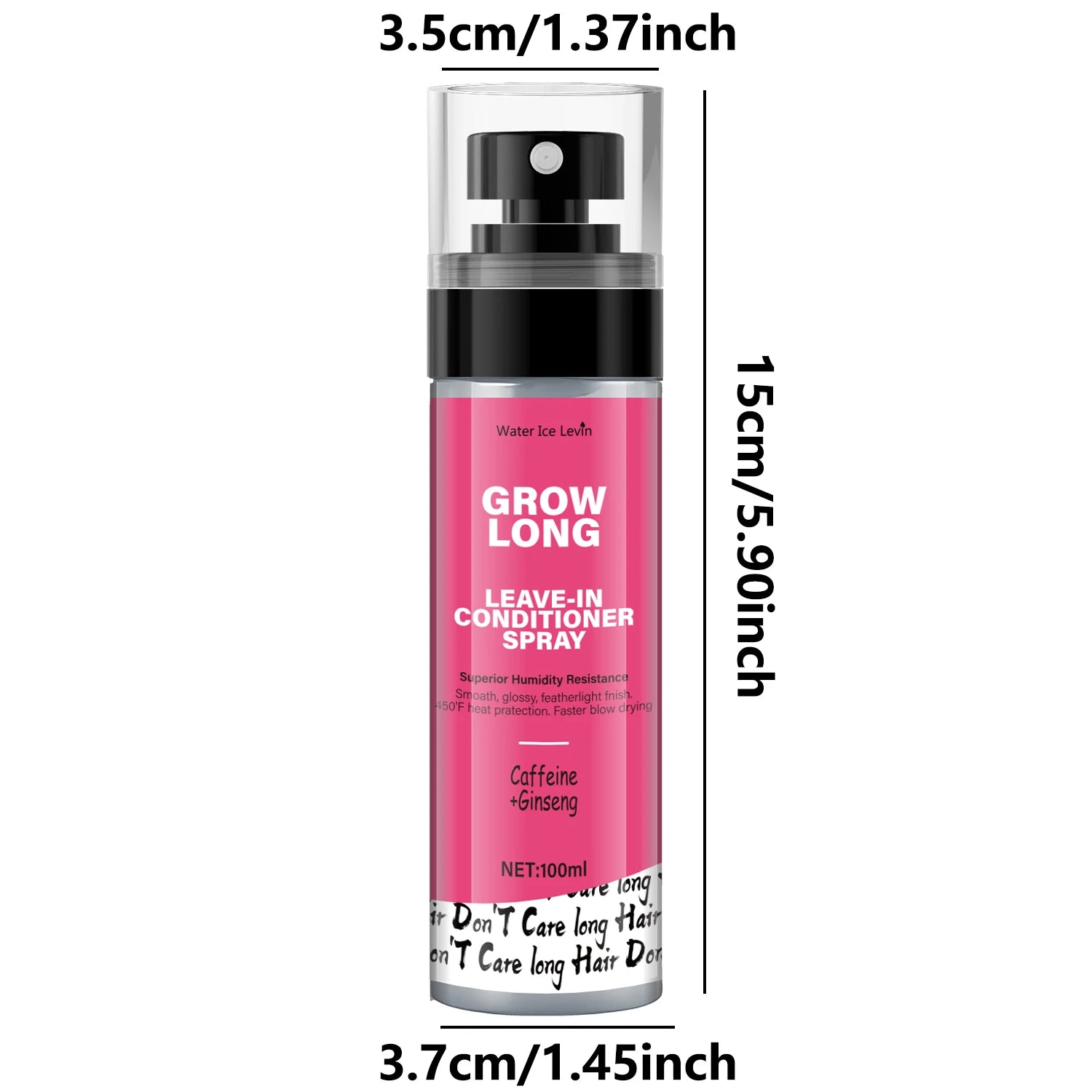 Ginseng and Caffeine Leave In Conditioner Hair Spray 100ml