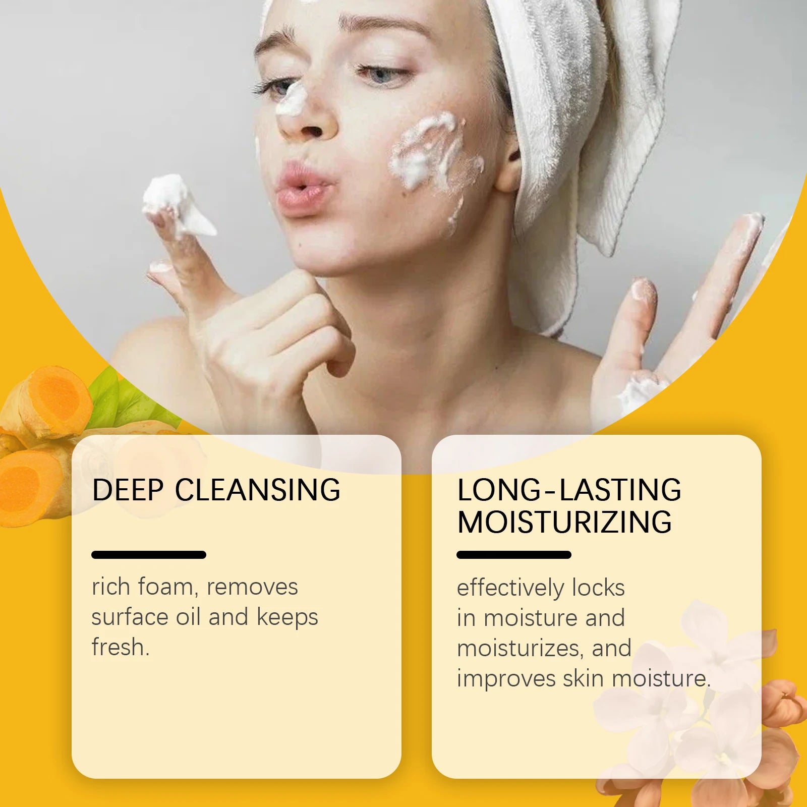 Turmeric and Clove Exfoliating Soap Bar for Face and Body - 8