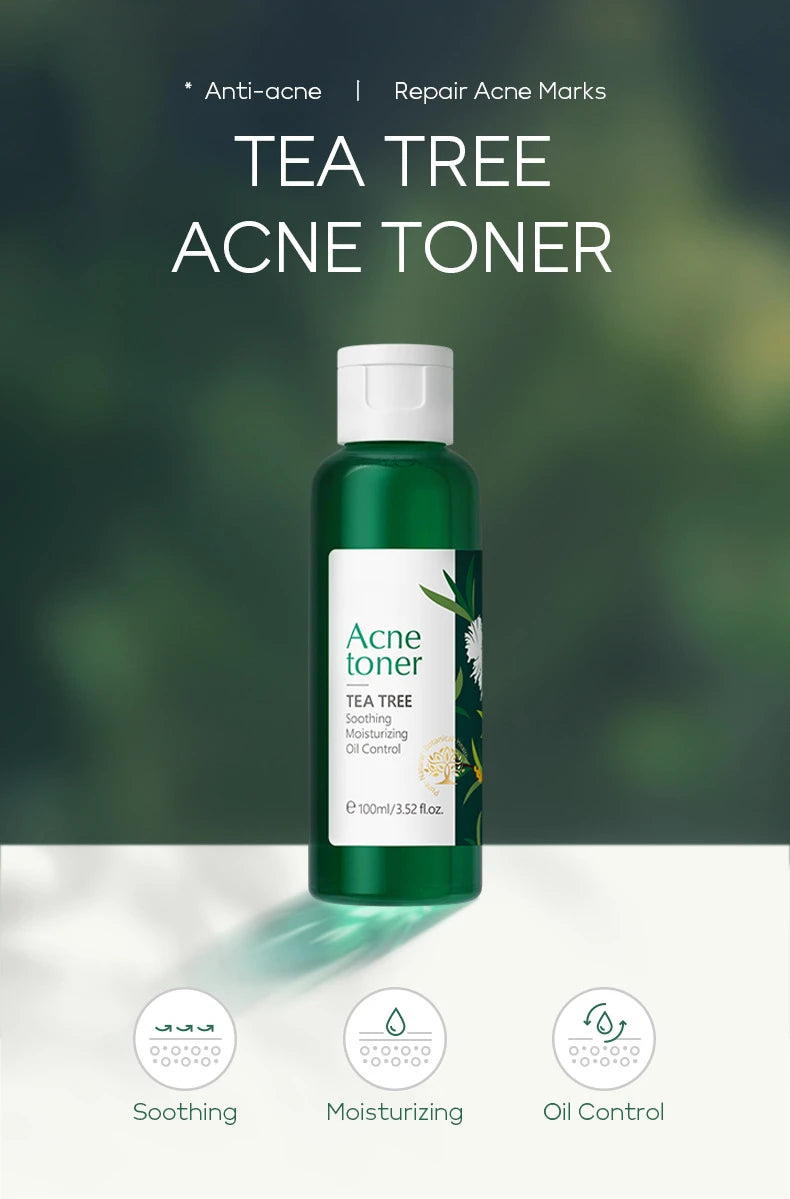 Fenyi Tea Tree Acne Toner Oil Control Facial Skin Care 100ml