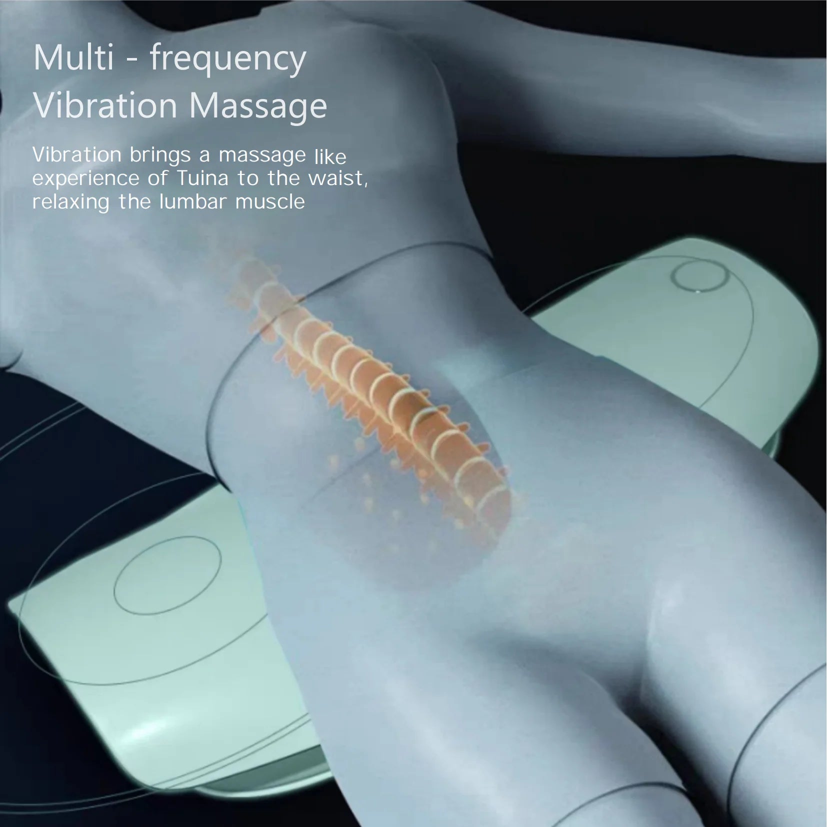 Smart Lumbar Traction Device with Vibration and Airbag Massage - 2