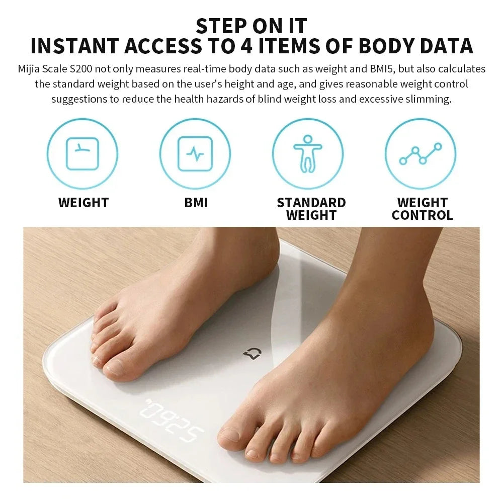 Mijia S200 Smart Weight Scale High Precision Body Balance Analyzer - 13