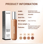 Full Coverage Waterproof Liquid Concealer for Dark Circles and Blemishes