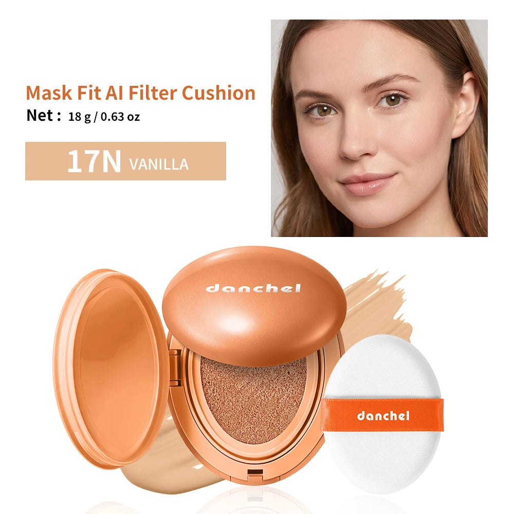 Sunscreen Cushion Foundation for Flawless Semi-Matte Coverage - 32