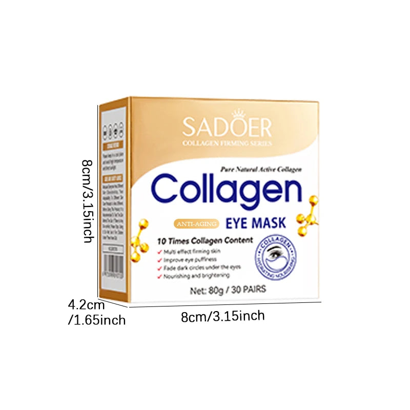 Sadoer Collagen Eye Mask Deep Moisturizing Anti Aging Eye Treatment - 3