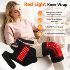 Red Light Therapy Heated Knee Wrap for Joint and Muscle Relief
