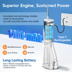 Portable Cordless Water Flosser for Teeth Cleaning