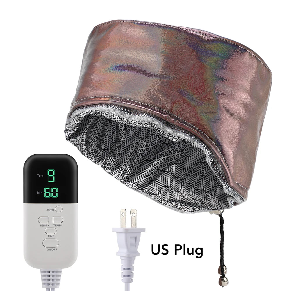 Electric Deep Conditioning Hair Steamer Cap for Home Treatment - 12