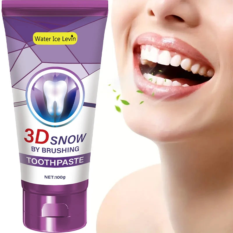 Purple Teeth Whitening Toothpaste Deep Stain Removal 100g - 1
