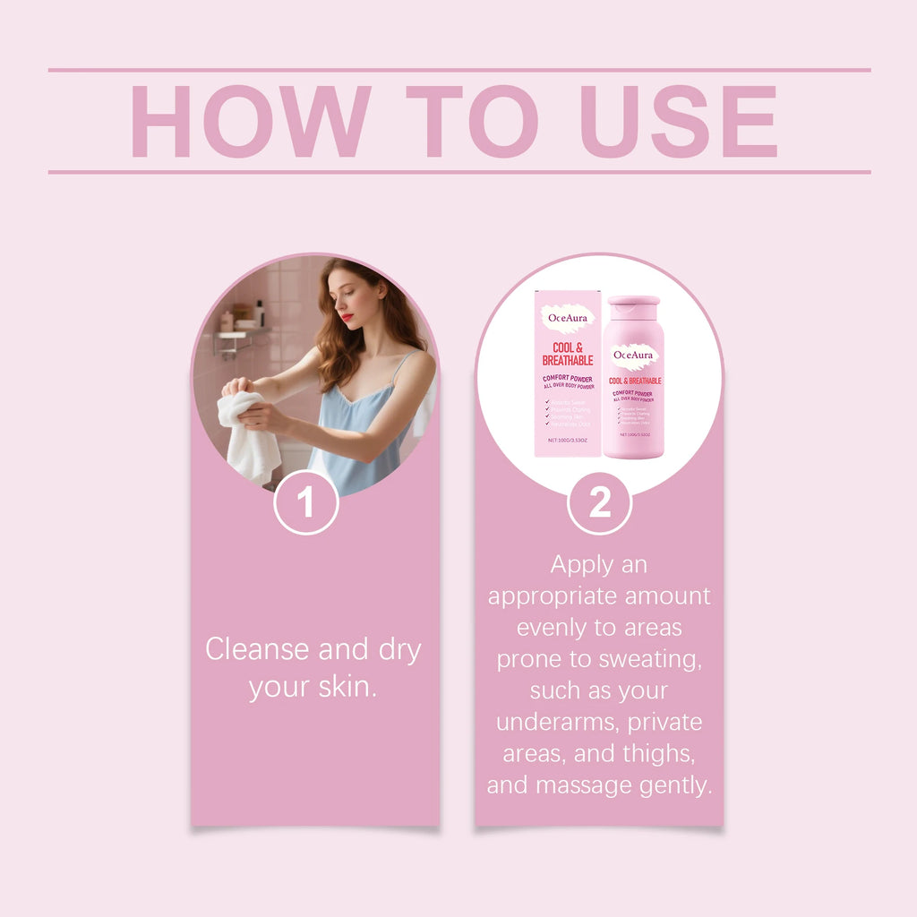 Cooling Sweat-Absorbing All-Over Body Powder