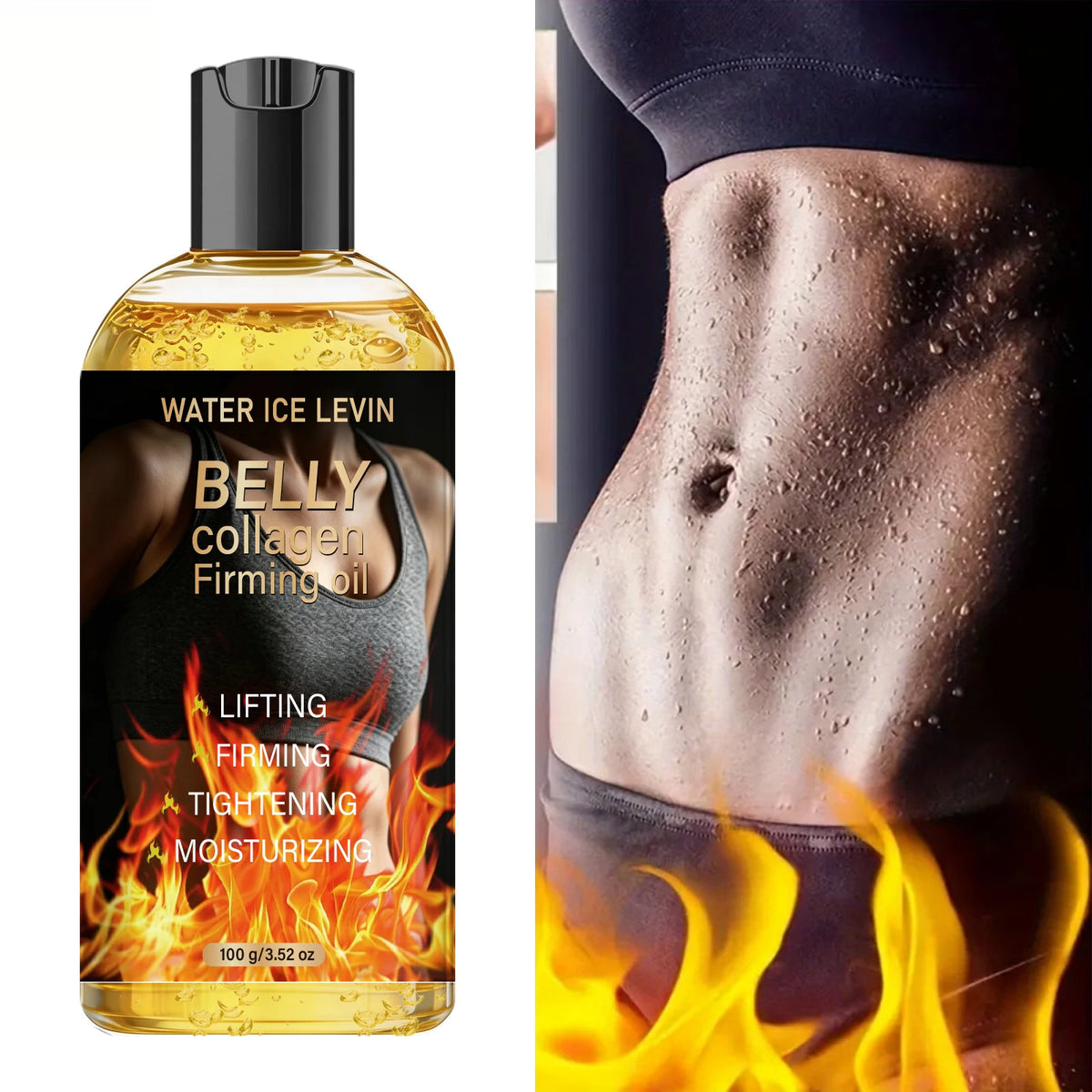 Collagen Firming Oil Belly Skin Tightening and Moisturizing Treatment