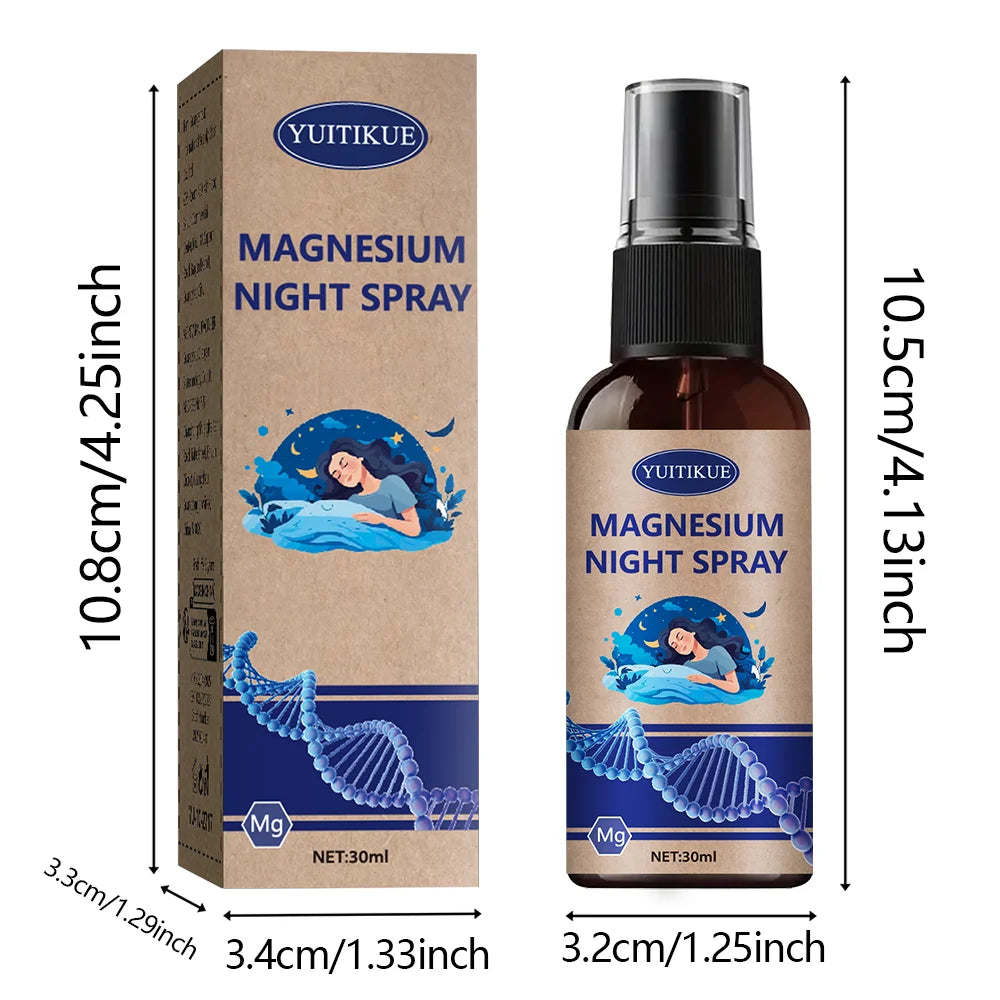 Magnesium Night Spray with Lavender Oil Sleep and Relaxation Mist 30ml - 8
