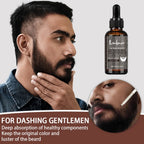 Lockmio 4pcs Scented Beard Oil Set Growth Moisturizing Moustache Care