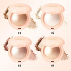 Baked Pearl Shimmer Highlighter Powder for Radiant Glow