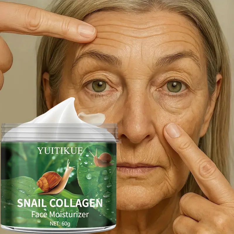 YUITIKUE Snail Mucin Cream 60g Retinol Collagen Face Moisturizer - 4