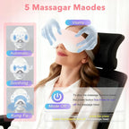 Smart Eye Massager with Cooling and Vibration for Eye Strain Relief