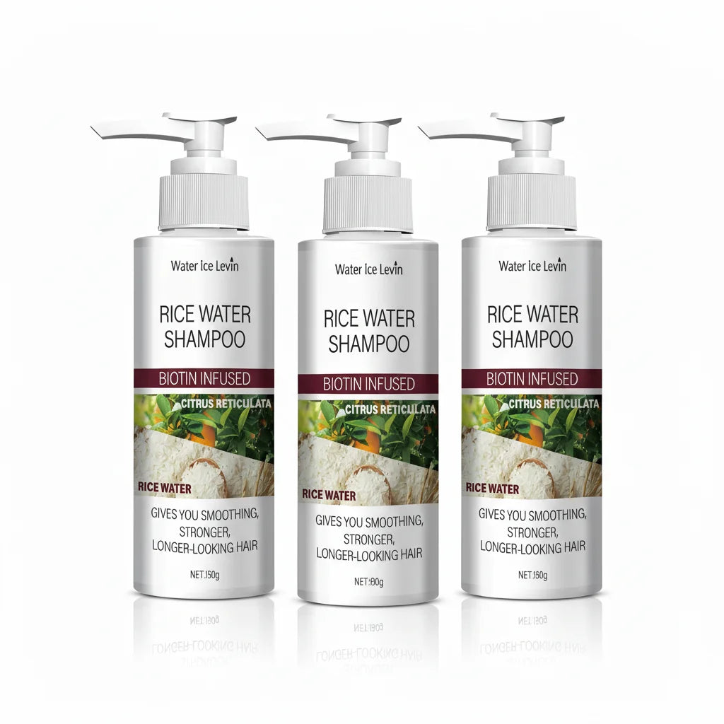 Rice Water Shampoo with Biotin and Keratin for Hair Strengthening - 7