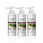 Rice Water Shampoo with Biotin and Keratin for Hair Strengthening