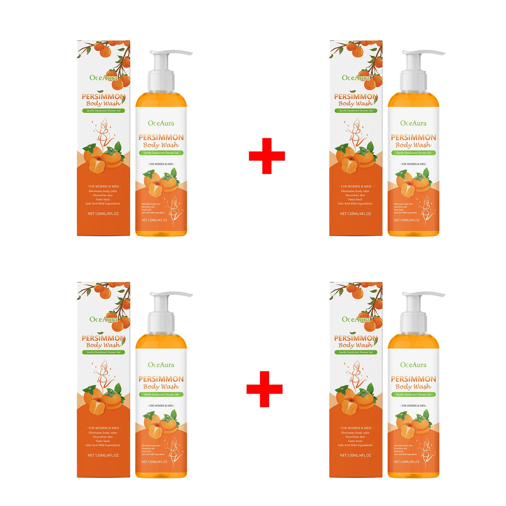 Persimmon Body Wash for Odor Control and Skin Refreshing