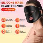 7-Color LED Silicone Facial Mask for Skin Rejuvenation