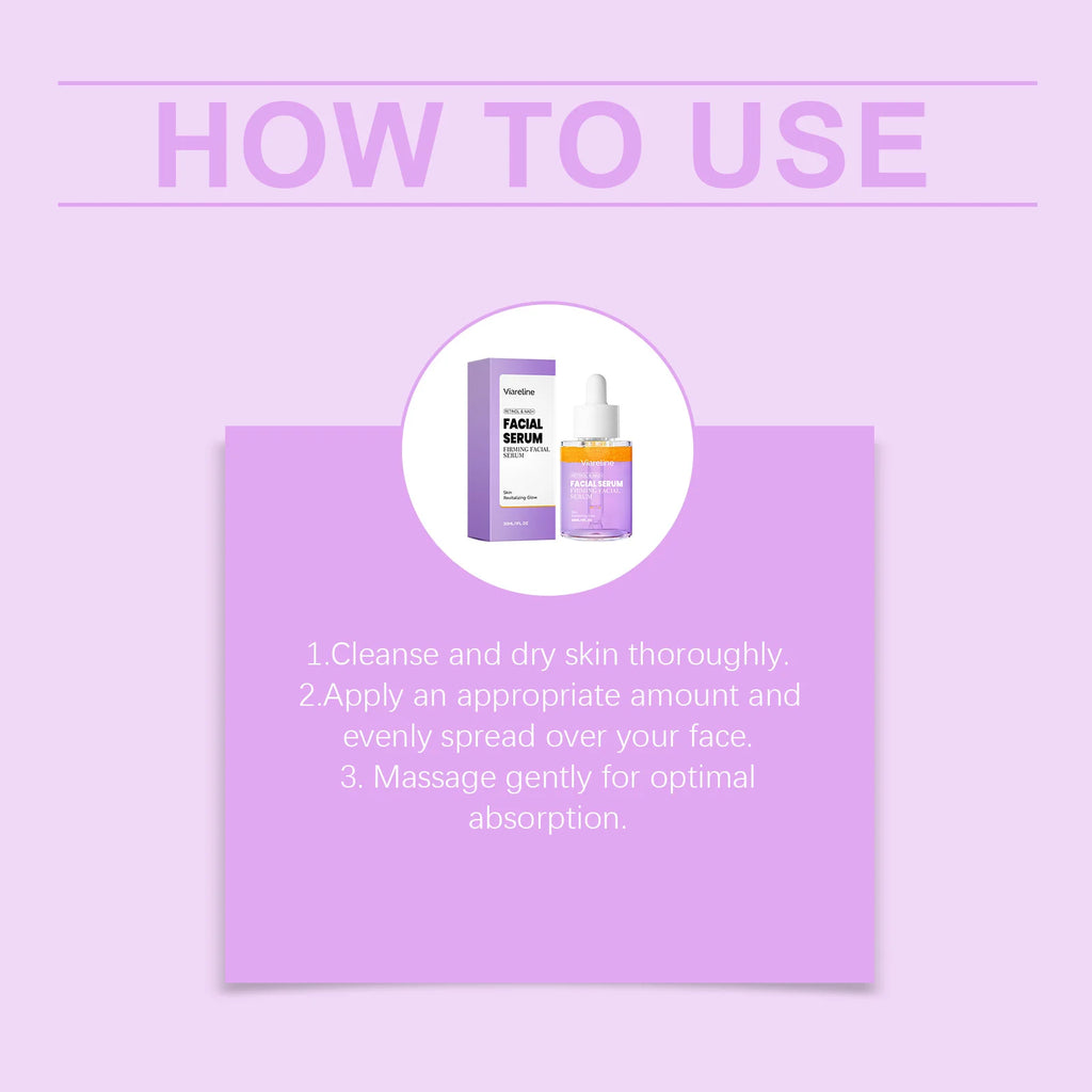 Retinol Anti-Aging Facial Serum for Firming and Smoothing Skin