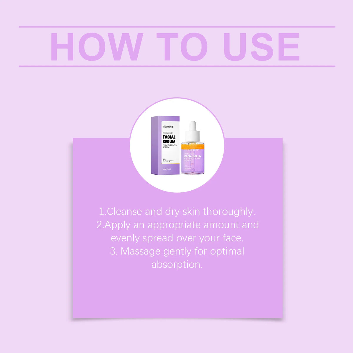 Retinol Anti-Aging Facial Serum for Firming and Smoothing Skin