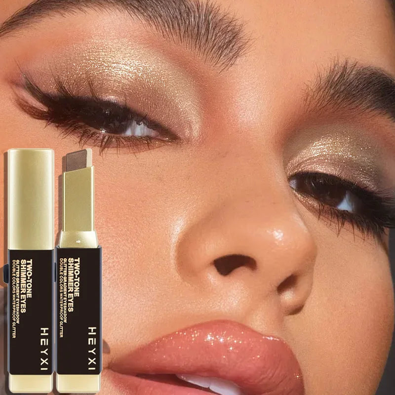 Dual Tone Eyeshadow Stick Gradient Shimmer Makeup Pen