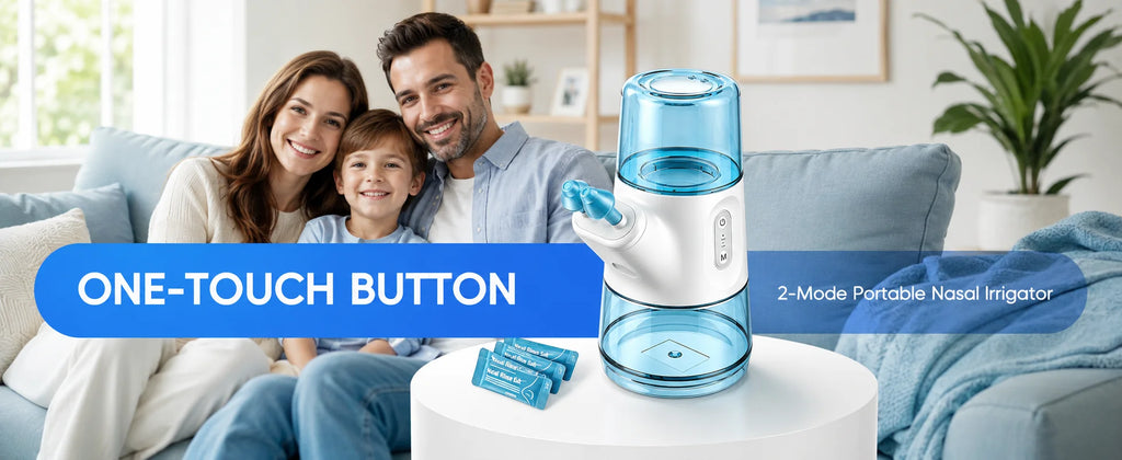 Portable Electric Nasal Irrigator for Sinus Relief