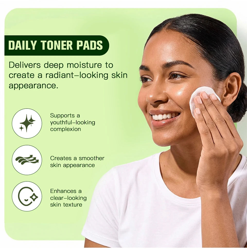 Brightening and Moisturizing Daily Facial Toner Pads - 9