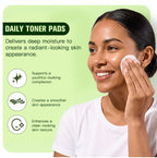 Brightening and Moisturizing Daily Facial Toner Pads