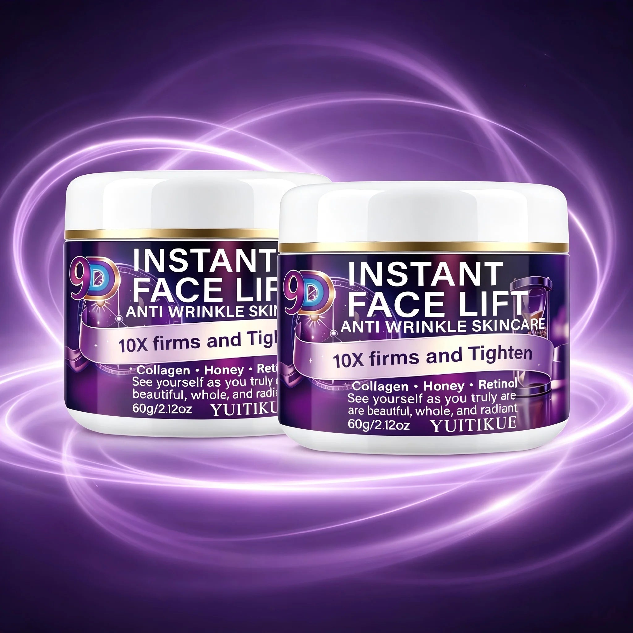 YUITIKUE 9D Face Lift Cream Collagen Retinol Anti Wrinkle Moisturizer - 17