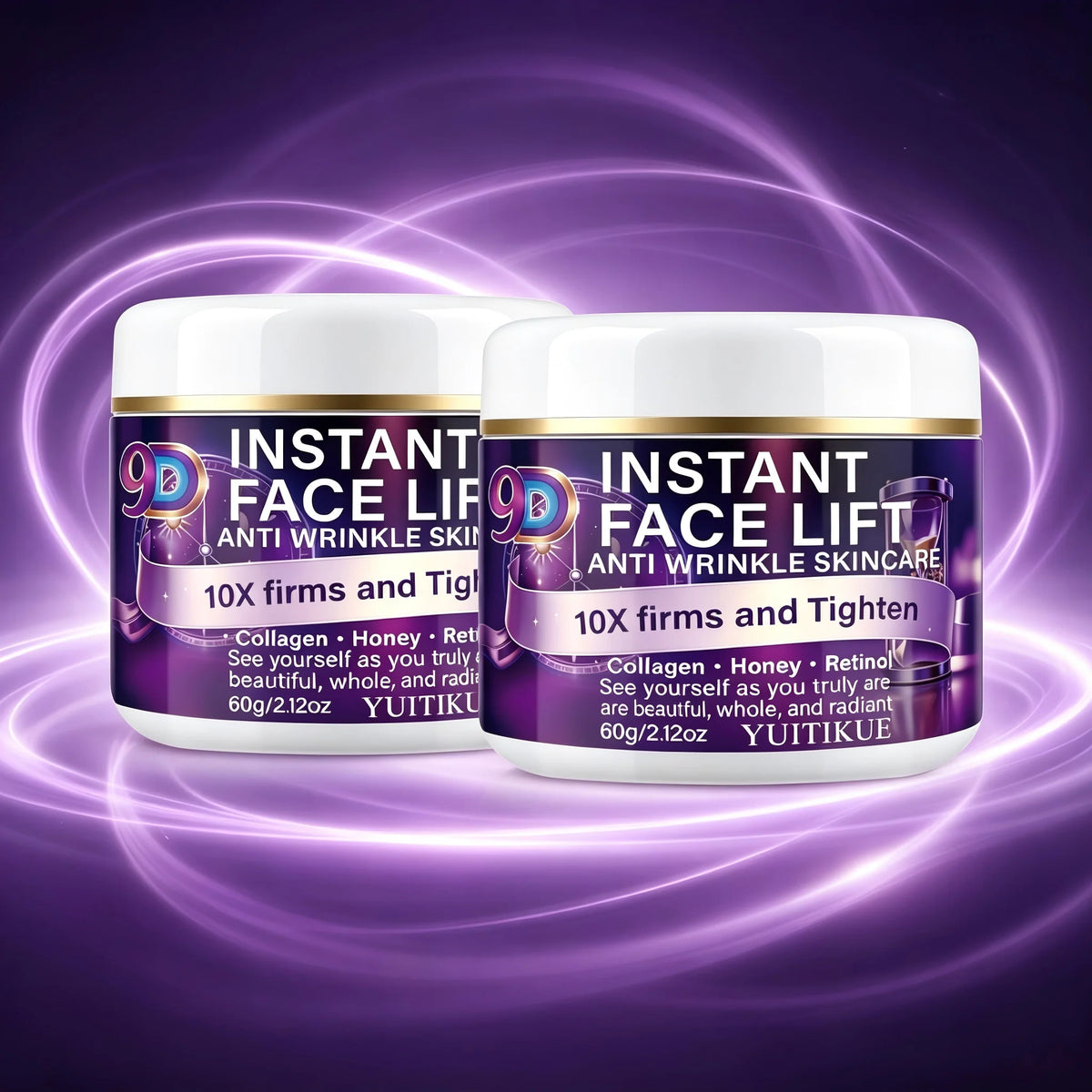 YUITIKUE 9D Face Lift Cream Collagen Retinol Anti Wrinkle Moisturizer