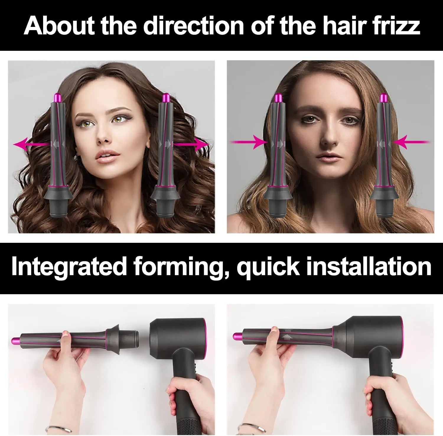 30mm Curling Attachment for Dyson Supersonic Hair Dryer Styling Nozzle - 4