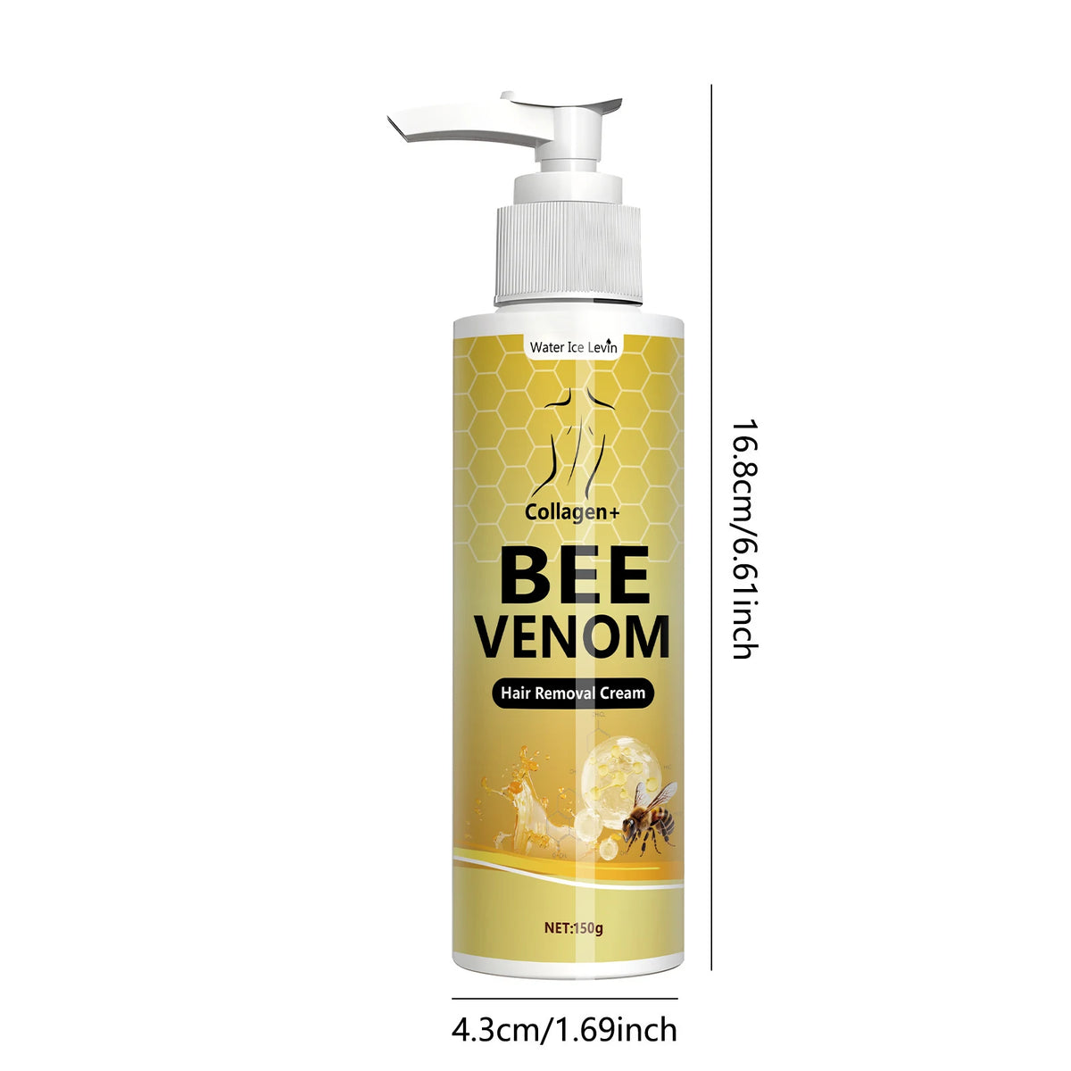 Bee Venom Hair Removal Cream Gentle Body and Underarm Depilatory Lotion