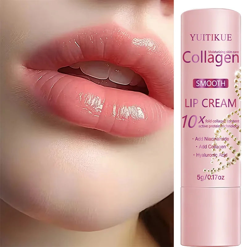 10X Collagen Lip Cream Moisturizing Hyaluronic Acid Lip Balm Treatment