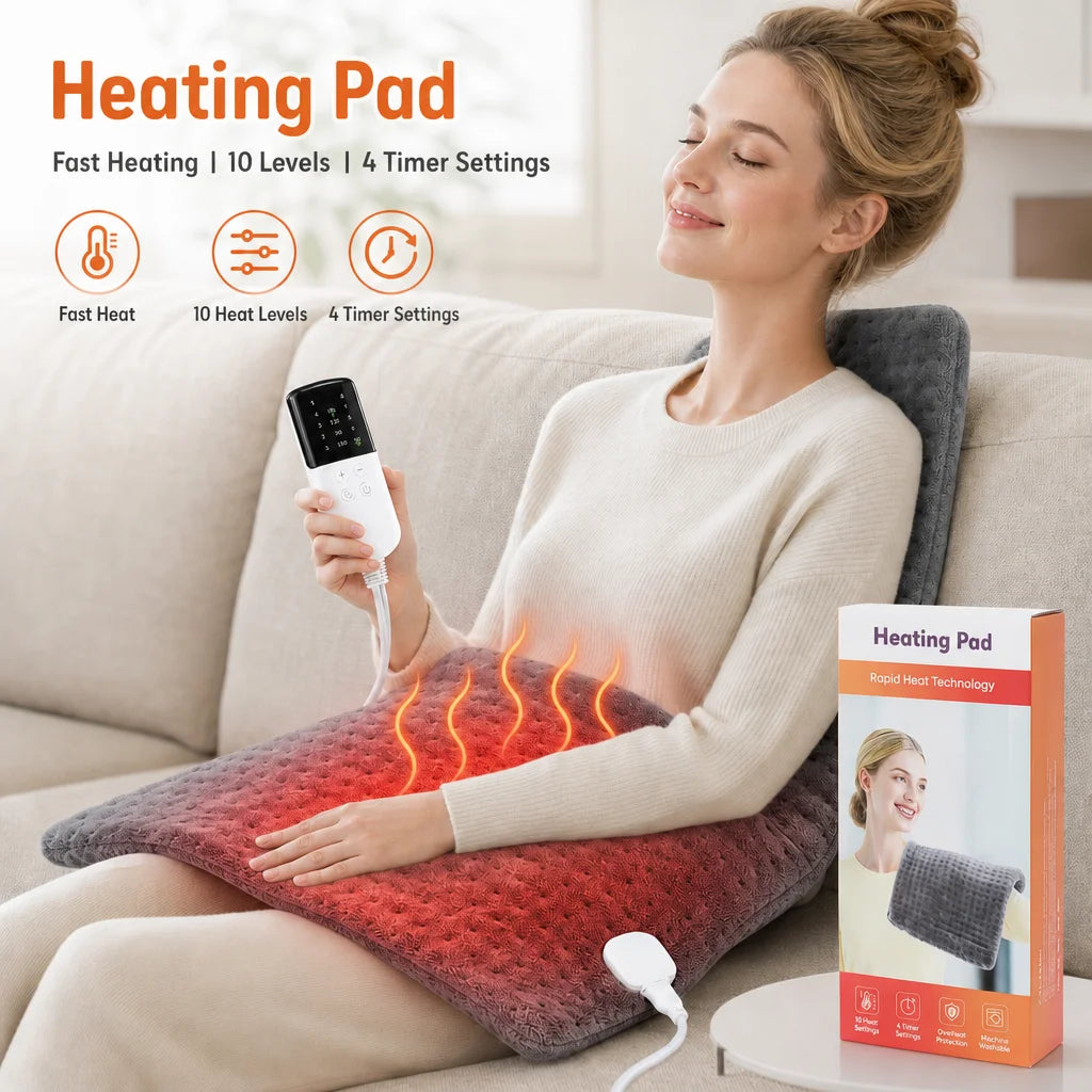 Electric Heating Pad for Back and Pain Relief - 7