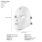 7-Color LED Light Therapy Face Mask for Skin Rejuvenation